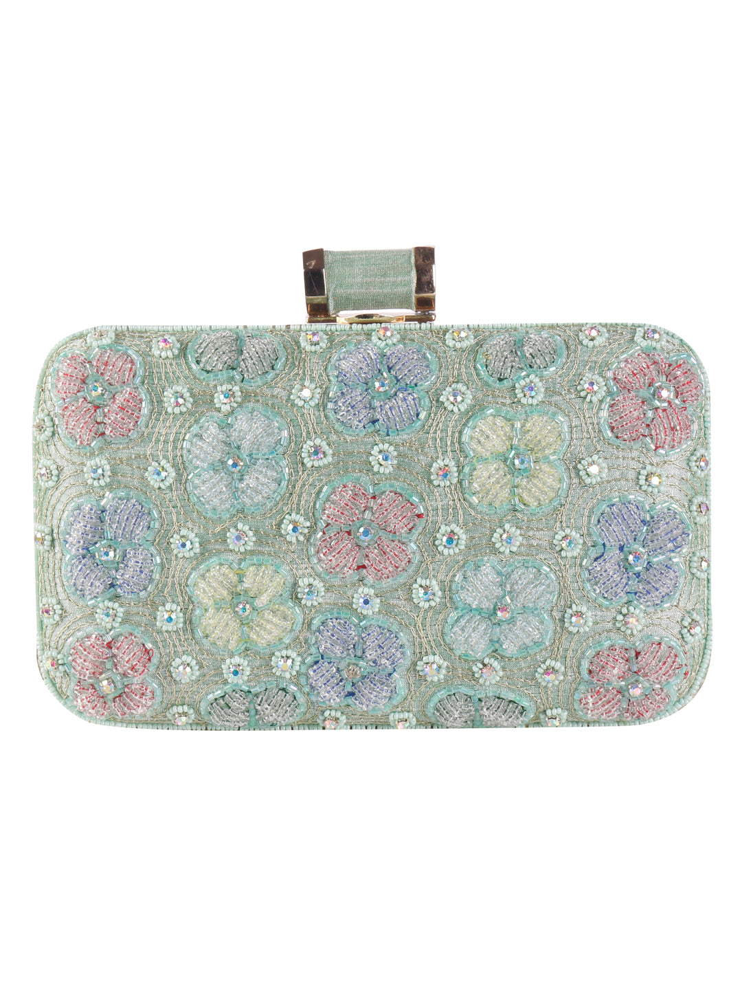 VRPS Embroidered Clutch | Handcrafted Ethnic Bag | SWIS-1276 | Additional Angle