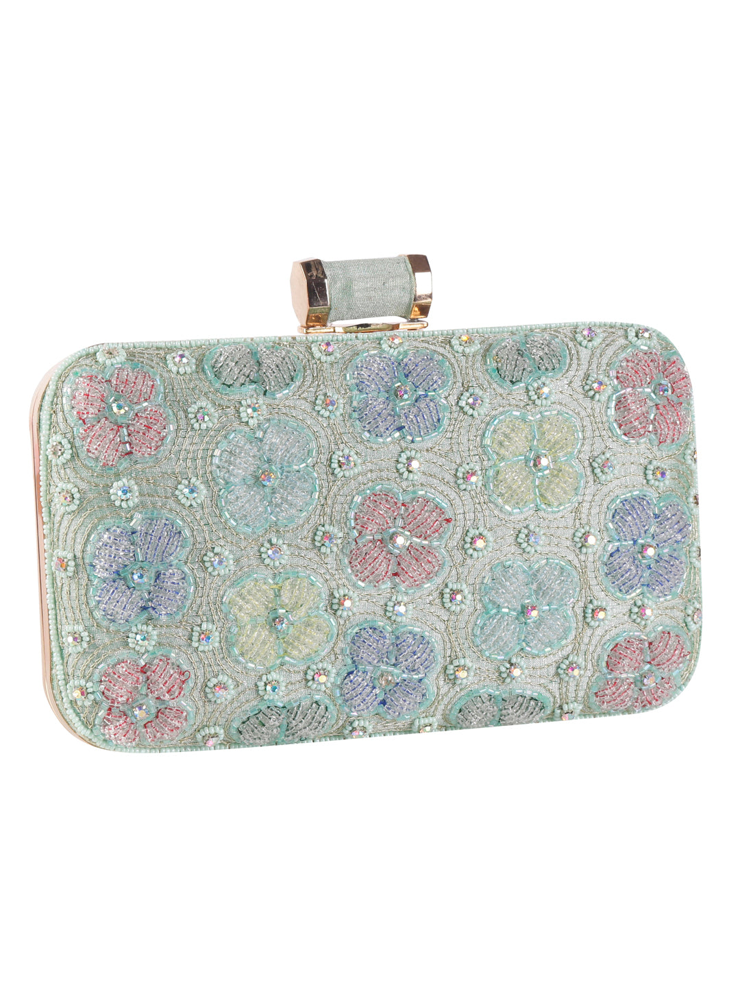 VRPS Embroidered Clutch | Handcrafted Ethnic Bag | SWIS-1276 | Additional Angle