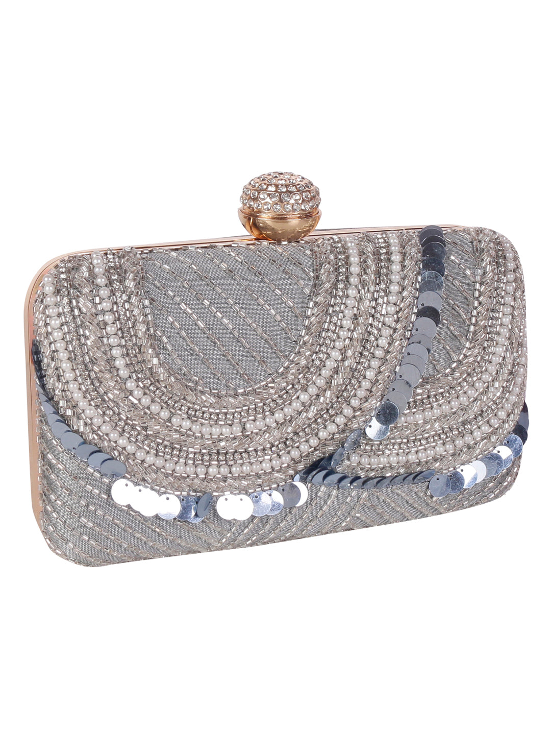 VRPS Embroidered Clutch | Handcrafted Ethnic Bag | SWIS-1296 | Additional Angle