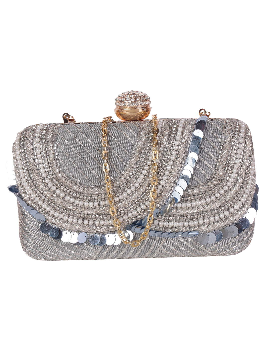 VRPS Embroidered Clutch | Handcrafted Ethnic Bag | SWIS-1296 | Additional Angle