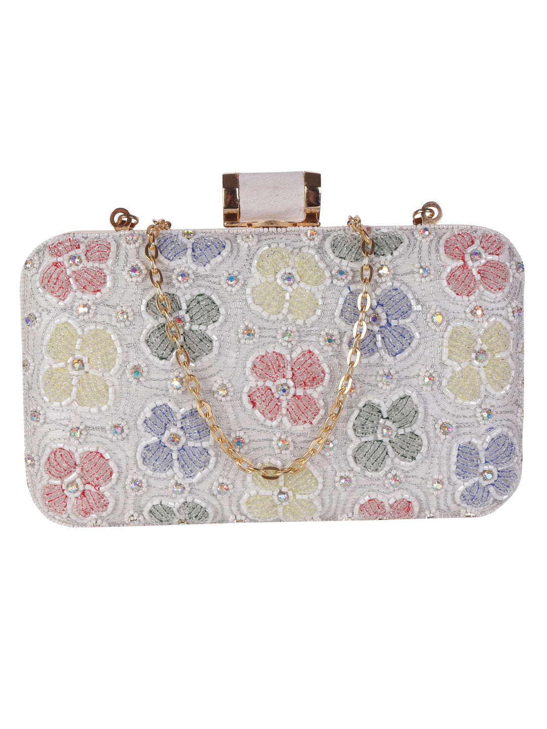VRPS Embroidered Clutch | Handcrafted Ethnic Bag | SWIS-1298 | Additional Angle