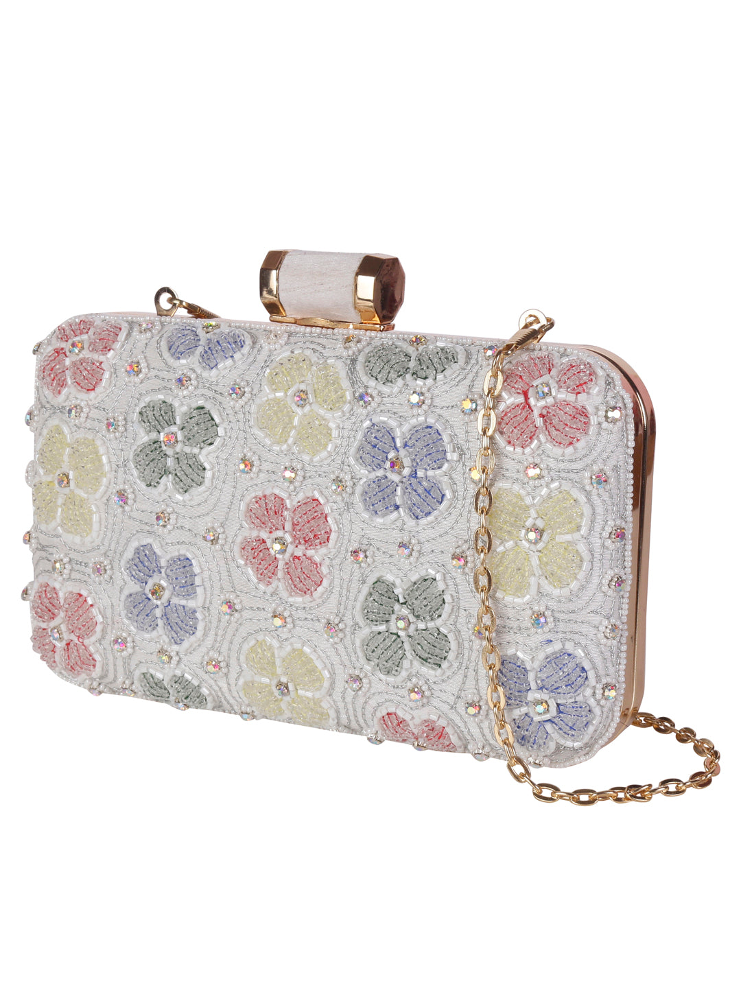 VRPS Embroidered Clutch | Handcrafted Ethnic Bag | SWIS-1298 | Additional Angle