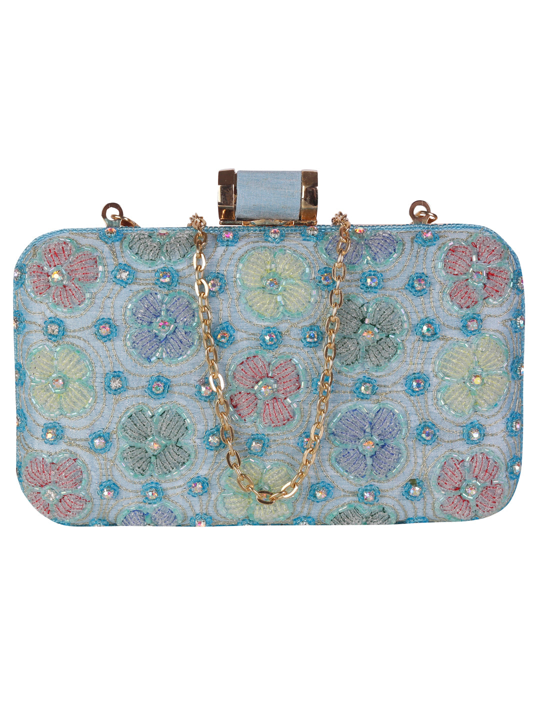 VRPS Embroidered Clutch | Handcrafted Ethnic Bag | SWIS-1299 | Additional Angle