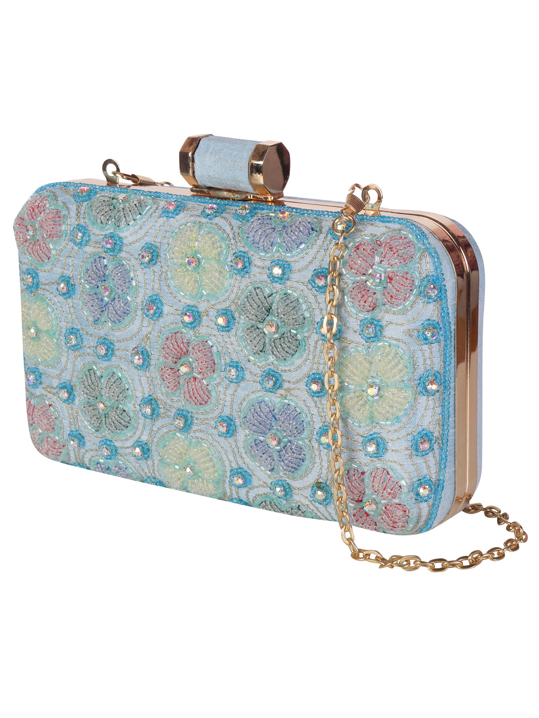 VRPS Embroidered Clutch | Handcrafted Ethnic Bag | SWIS-1299 | Additional Angle