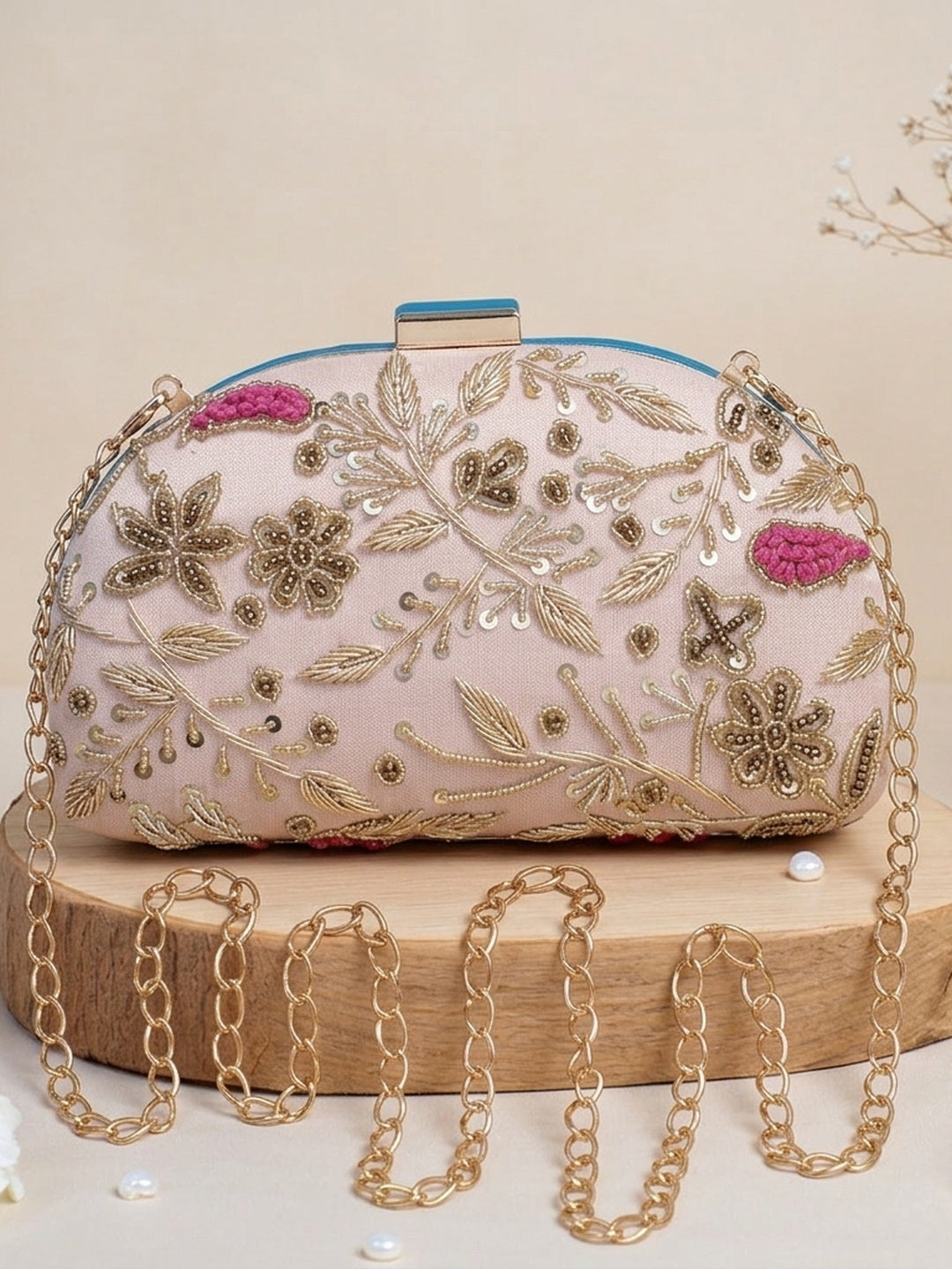 VRPS Embroidered Clutch | Handcrafted Ethnic Bag | SWIS-1022