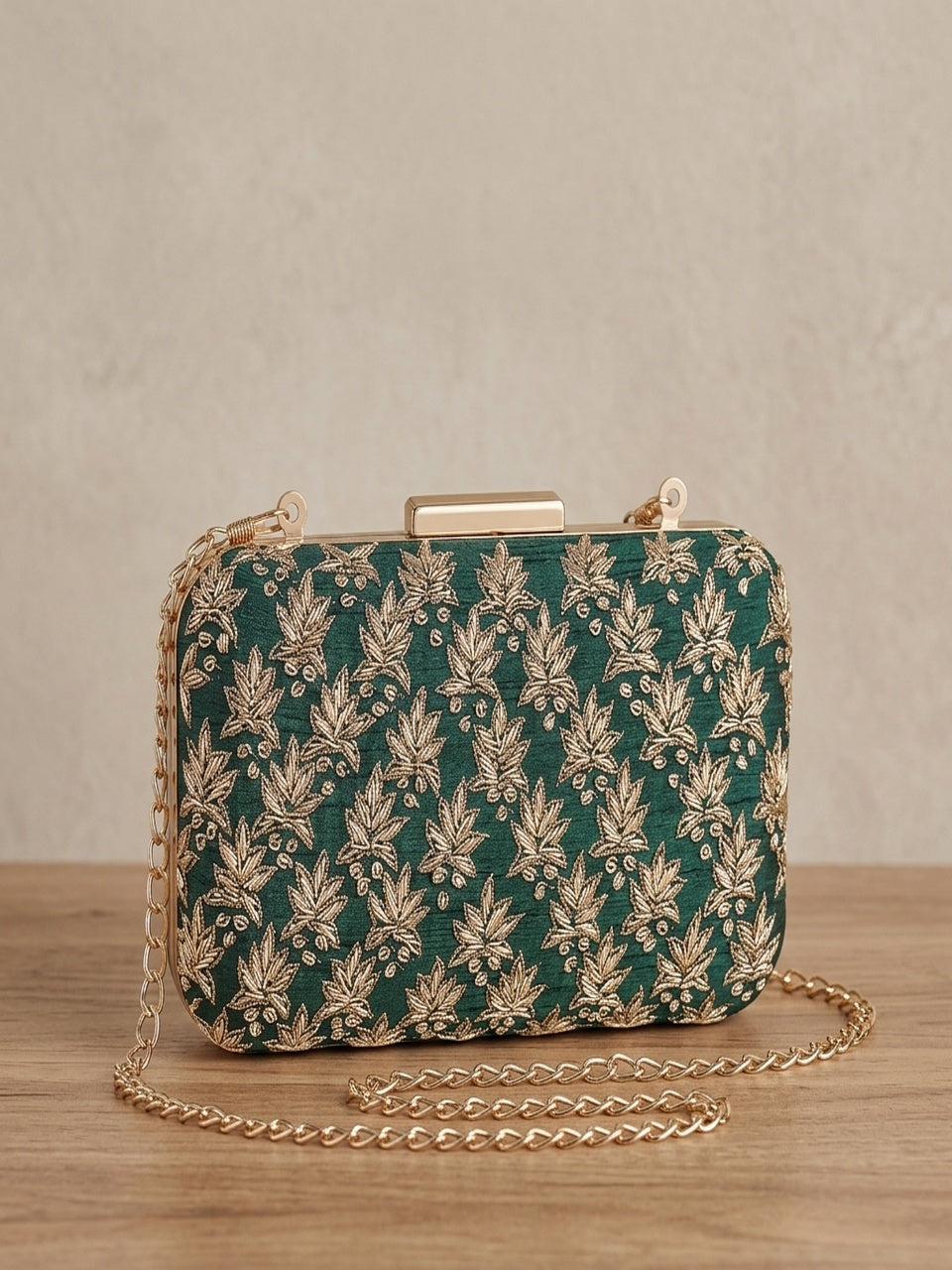 VRPS Embroidered Clutch | Handcrafted Ethnic Bag | SWIS-1031