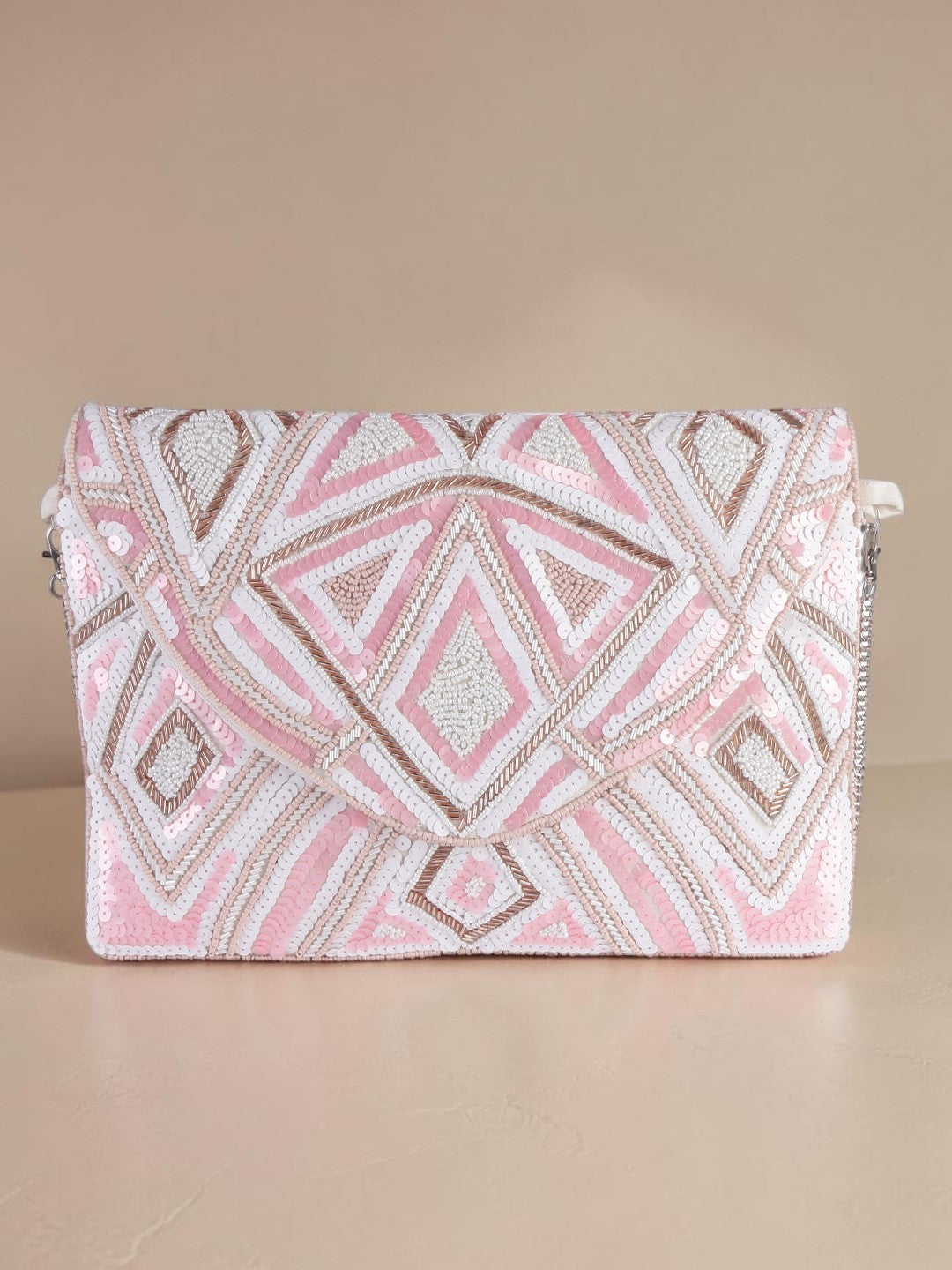 Handcrafted Beaded Clutch SWIS-1050 | VRPS Handicrafts | Indian Ethnic Bag