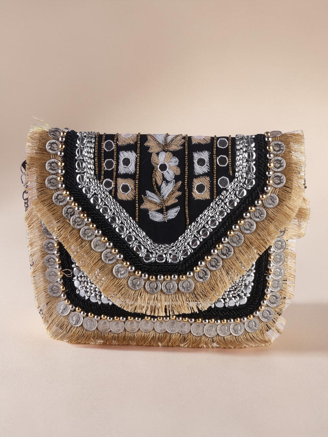 Handcrafted Banjara Boho Bag SWIS-1051 | VRPS Handicrafts | Indian Ethnic Bag