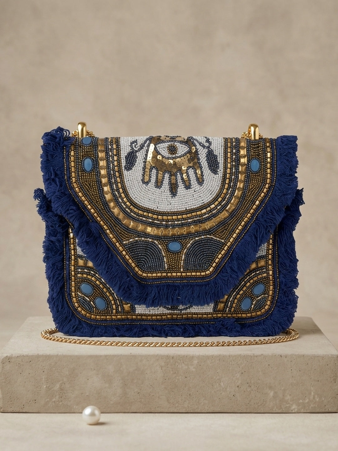 Handcrafted Banjara Boho Bag SWIS-1121 | VRPS Handicrafts | Indian Ethnic Bag