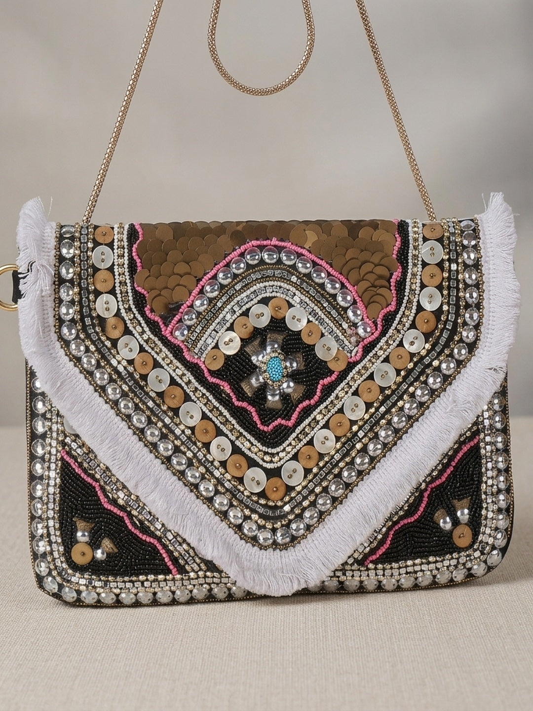 Handcrafted Banjara Boho Bag SWIS-1127 | VRPS Handicrafts | Indian Ethnic Bag