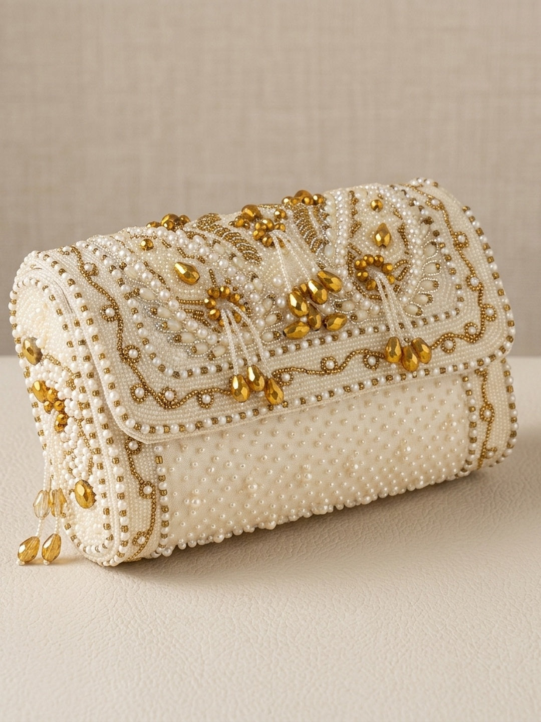 Handcrafted Flap Bag SWIS-1221 | VRPS Handicrafts | Indian Ethnic Bag