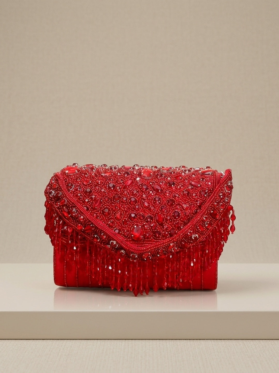 Handcrafted Flap Bag SWIS-1240 | VRPS Handicrafts | Indian Ethnic Bag
