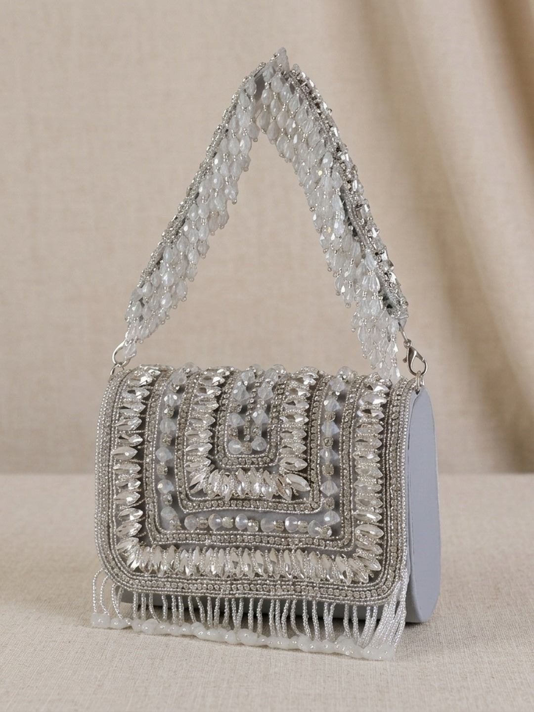 Handcrafted Flap Bag SWIS-1262 | VRPS Handicrafts | Indian Ethnic Bag
