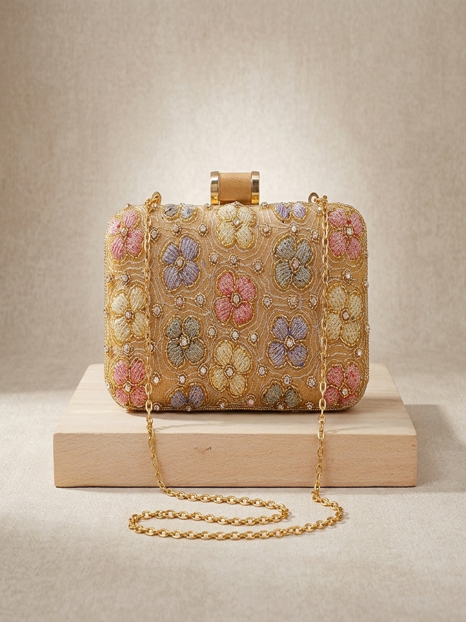 VRPS Embroidered Clutch | Handcrafted Ethnic Bag | SWIS-1274