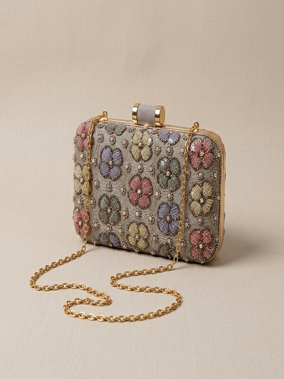 VRPS Embroidered Clutch | Handcrafted Ethnic Bag | SWIS-1275