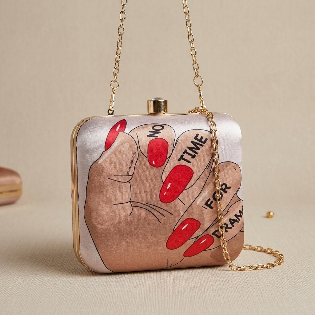 VRPS Printed Clutch | Handcrafted Ethnic Bag | SWIS-1312