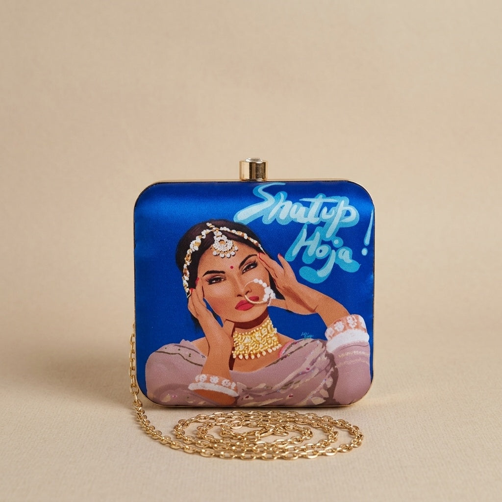 VRPS Printed Clutch | Handcrafted Ethnic Bag | SWIS-1314