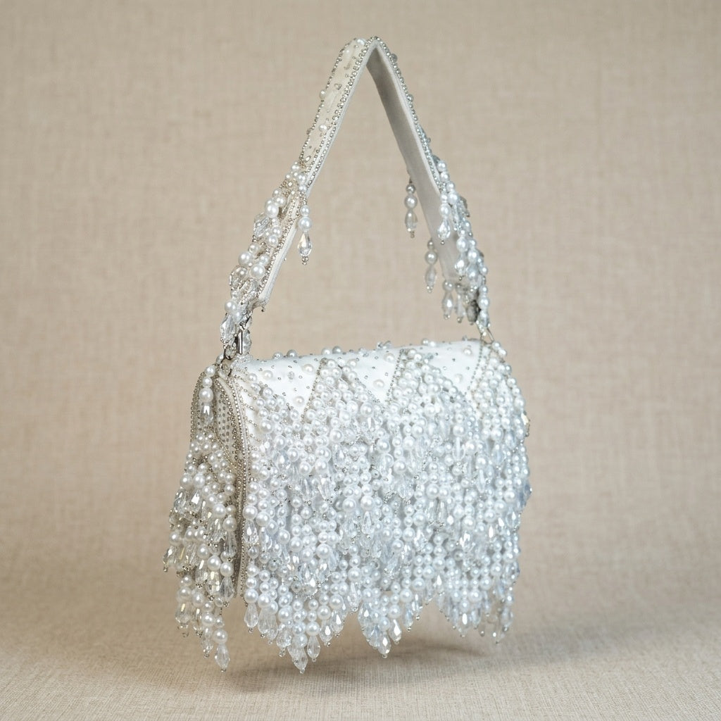 Handcrafted Flap Bag SWIS-1315 | VRPS Handicrafts | Indian Ethnic Bag