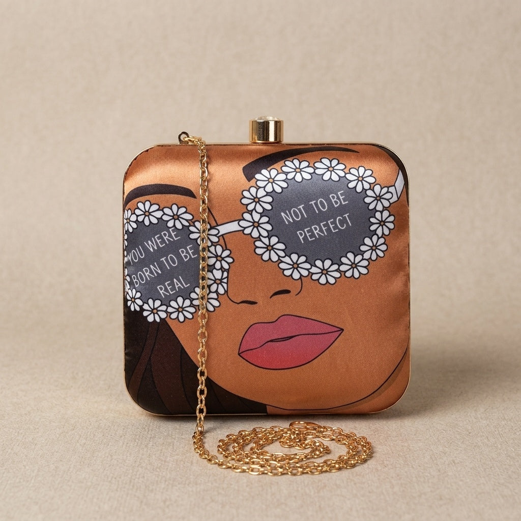 VRPS Printed Clutch | Handcrafted Ethnic Bag | SWIS-1318