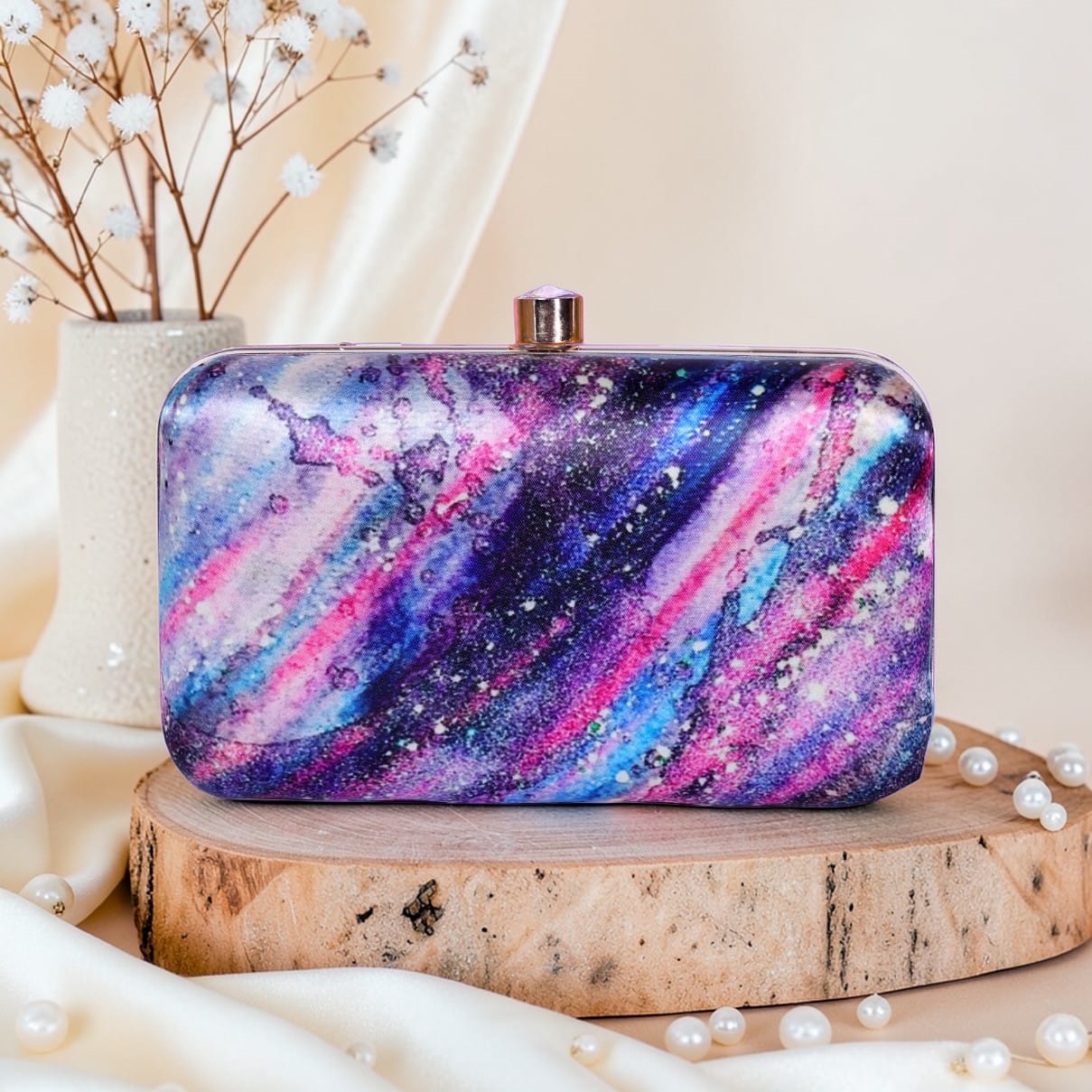 VRPS Printed Clutch | Handcrafted Ethnic Bag | SWIS-1319