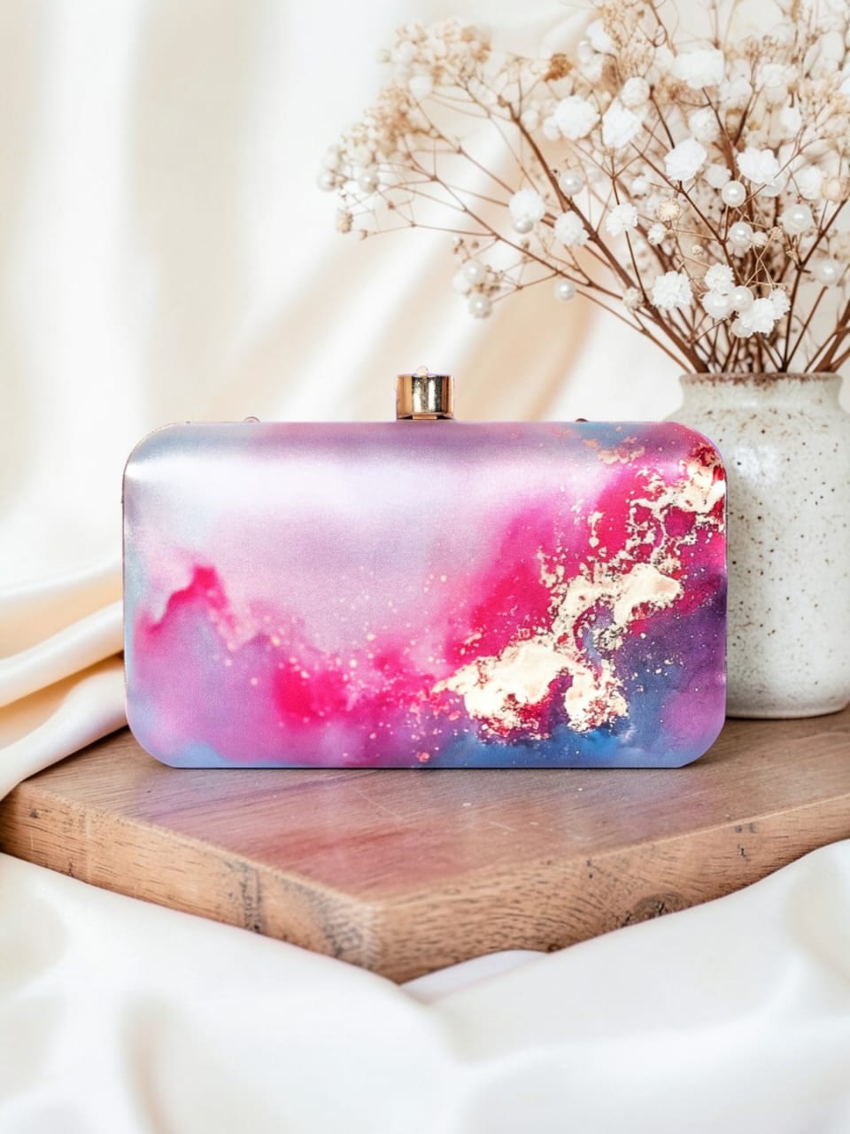 VRPS Printed Clutch | Handcrafted Ethnic Bag | SWIS-1323