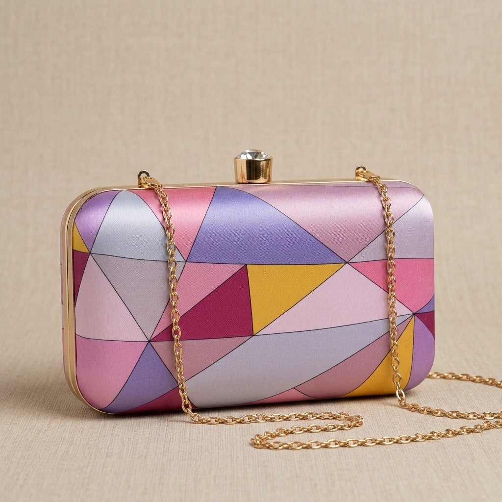 VRPS Printed Clutch | Handcrafted Ethnic Bag | SWIS-1324