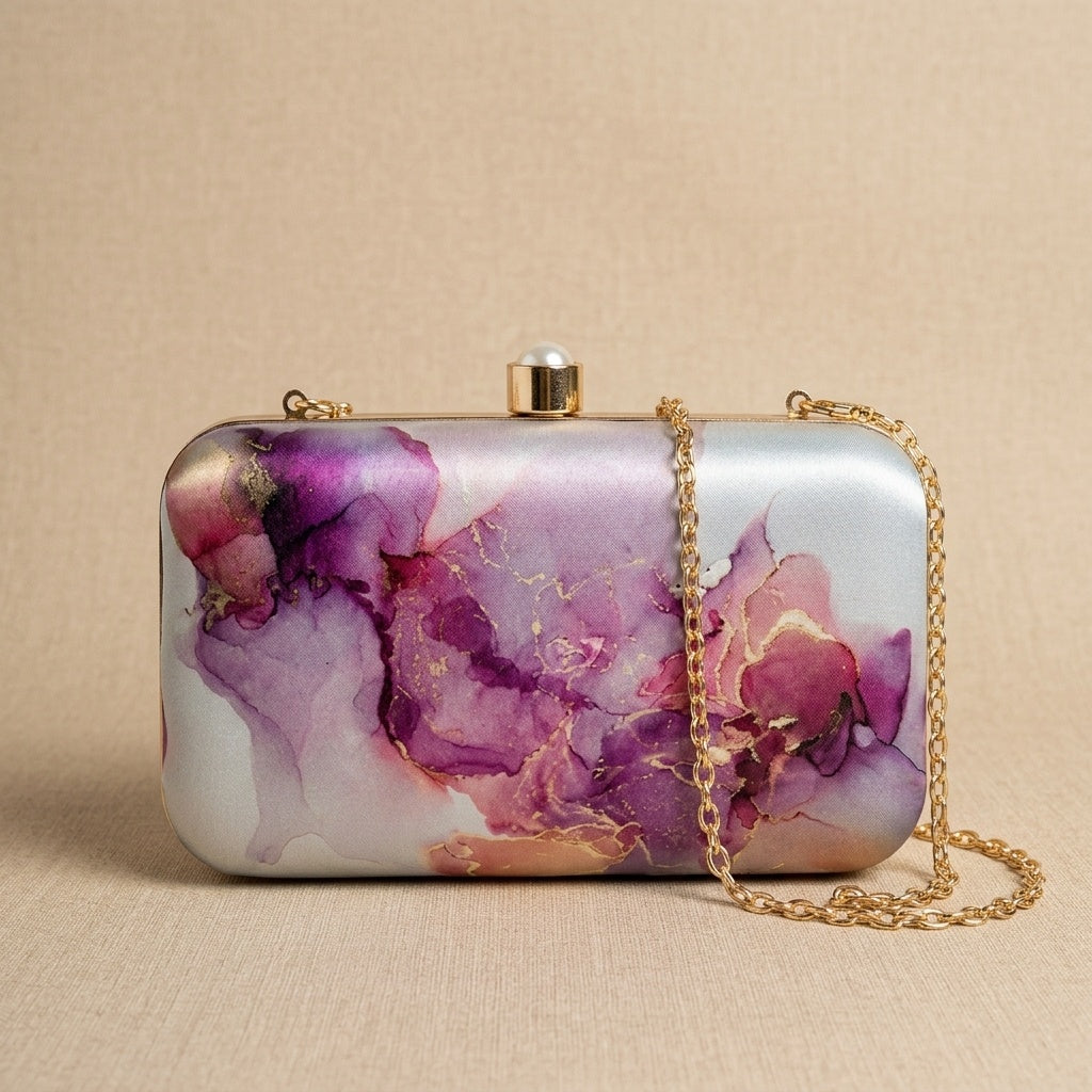 VRPS Printed Clutch | Handcrafted Ethnic Bag | SWIS-1325
