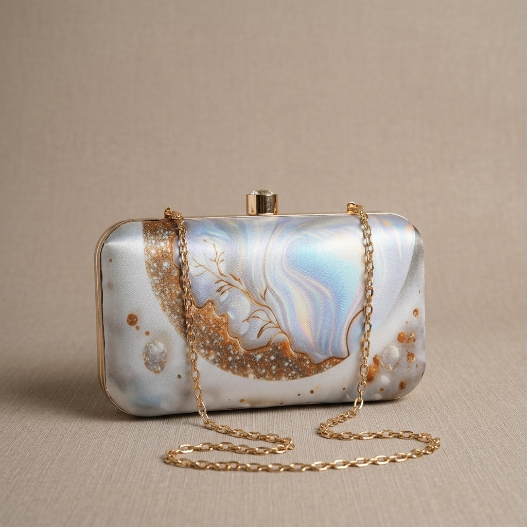 VRPS Printed Clutch | Handcrafted Ethnic Bag | SWIS-1326