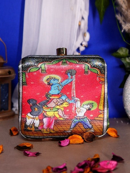 VRPS Printed Clutche | Handcrafted Ethnic Bag | SWIS-1330