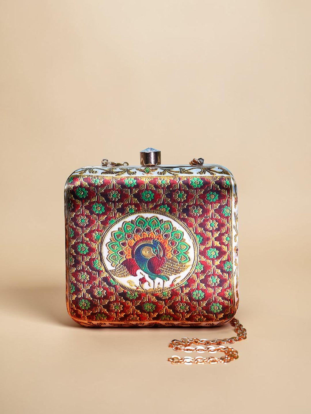 VRPS Printed Clutch | Handcrafted Ethnic Bag | SWIS-1334