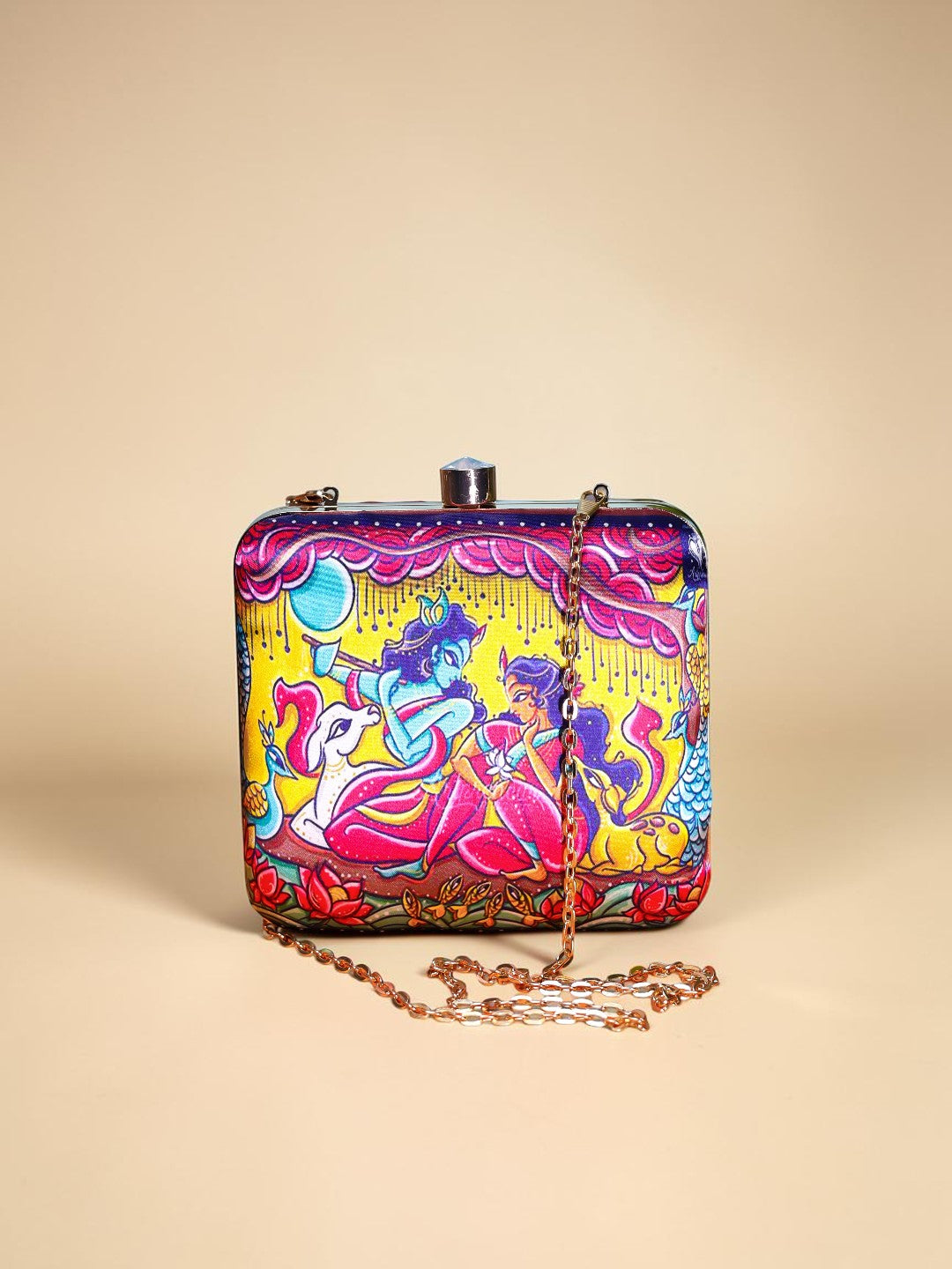VRPS Printed Clutch | Handcrafted Ethnic Bag | SWIS-1336