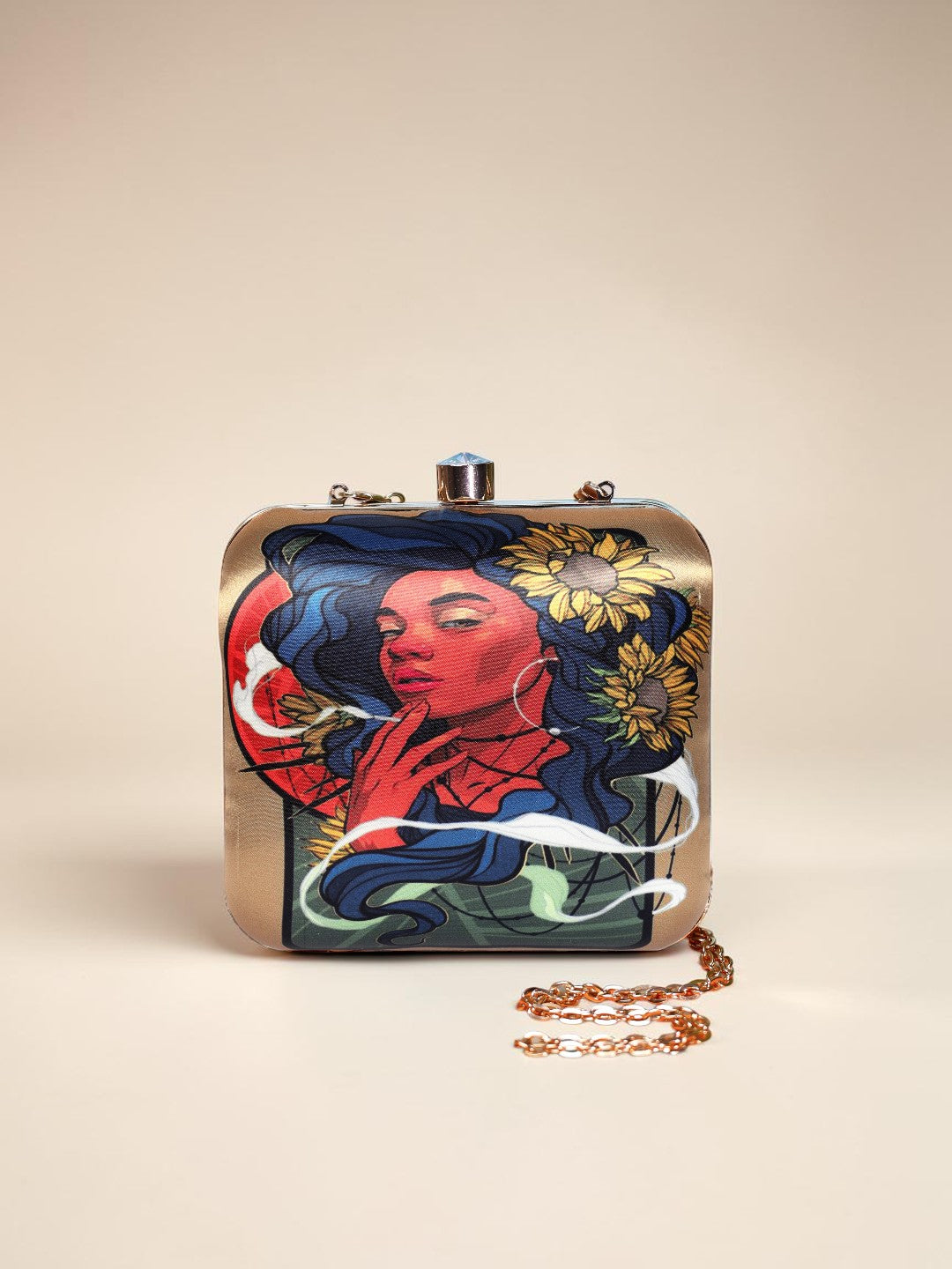 VRPS Printed Clutch | Handcrafted Ethnic Bag | SWIS-1338