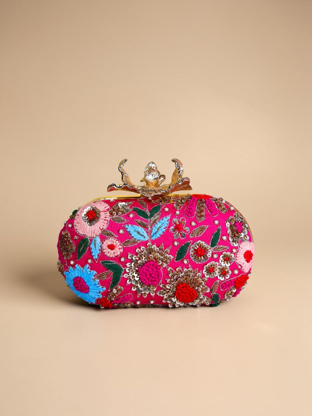 VRPS Embroidered Clutch | Handcrafted Ethnic Bag | SWIS-1345