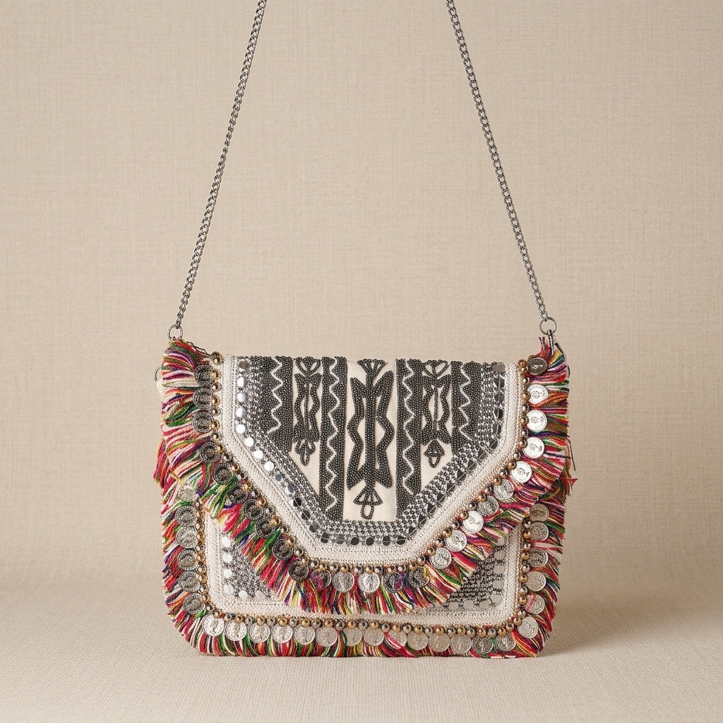 VRPS Banjara Boho Bag | Handcrafted Ethnic Bag | SWIS-1364