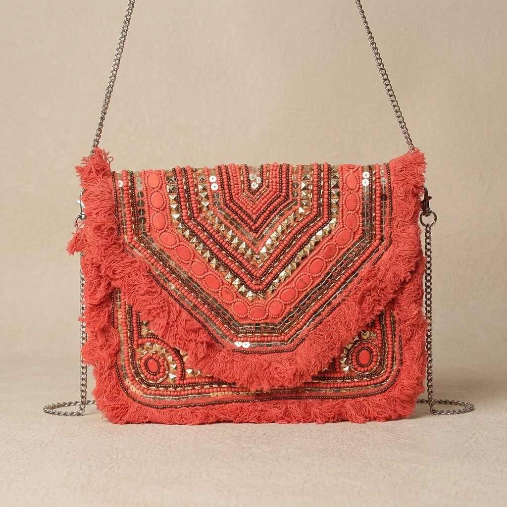 VRPS Banjara Boho Bag | Handcrafted Ethnic Bag | SWIS-1366