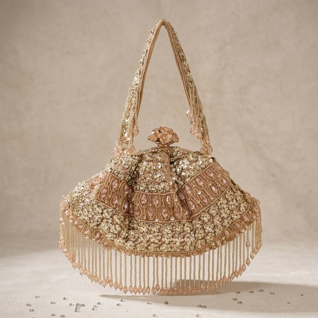 Handcrafted Batua Bag SWIS-1370 | VRPS Handicrafts | Indian Ethnic Bag