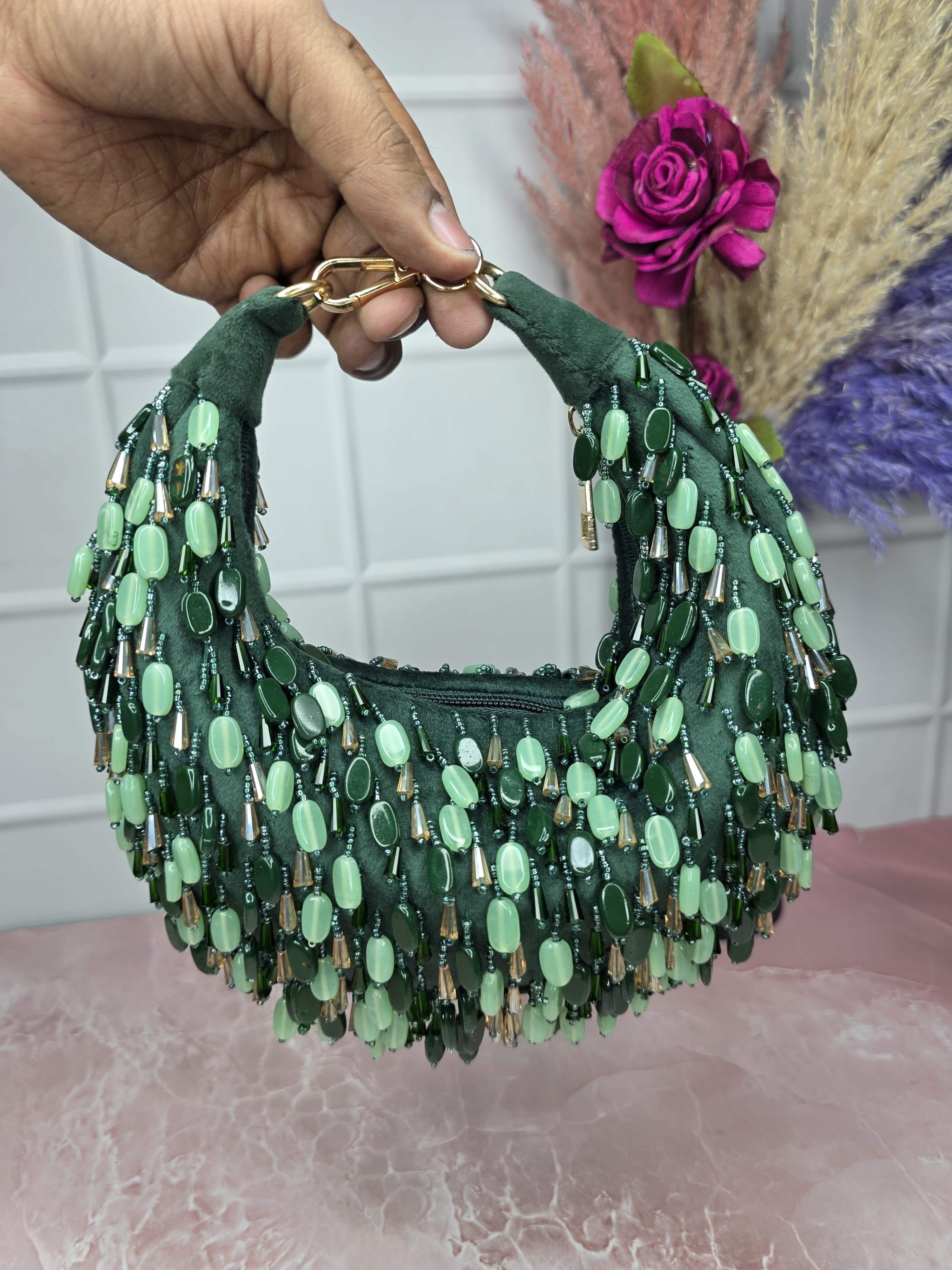VRPS Moon Clutch | Handcrafted Ethnic Bag | SWIS-1397