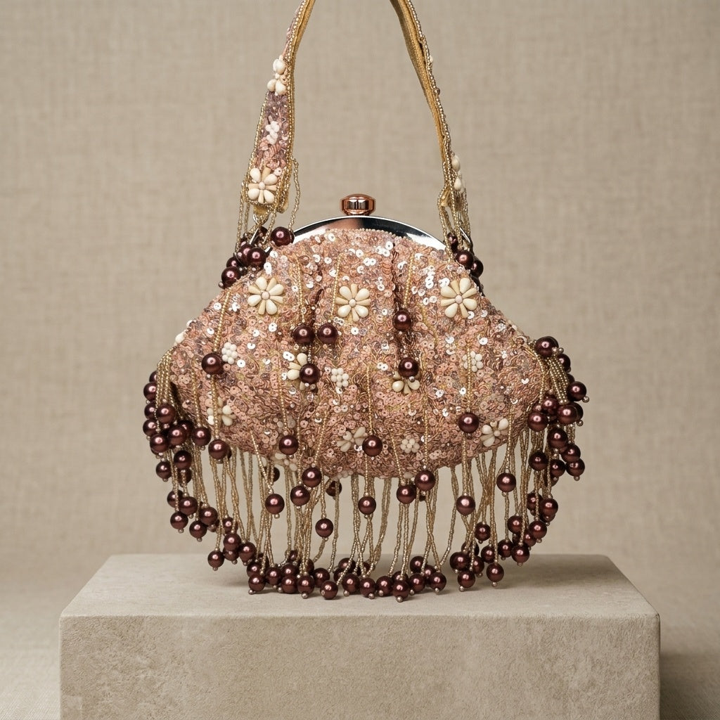 Handcrafted Batua Bag SWIS-1404 | VRPS Handicrafts | Indian Ethnic Bag