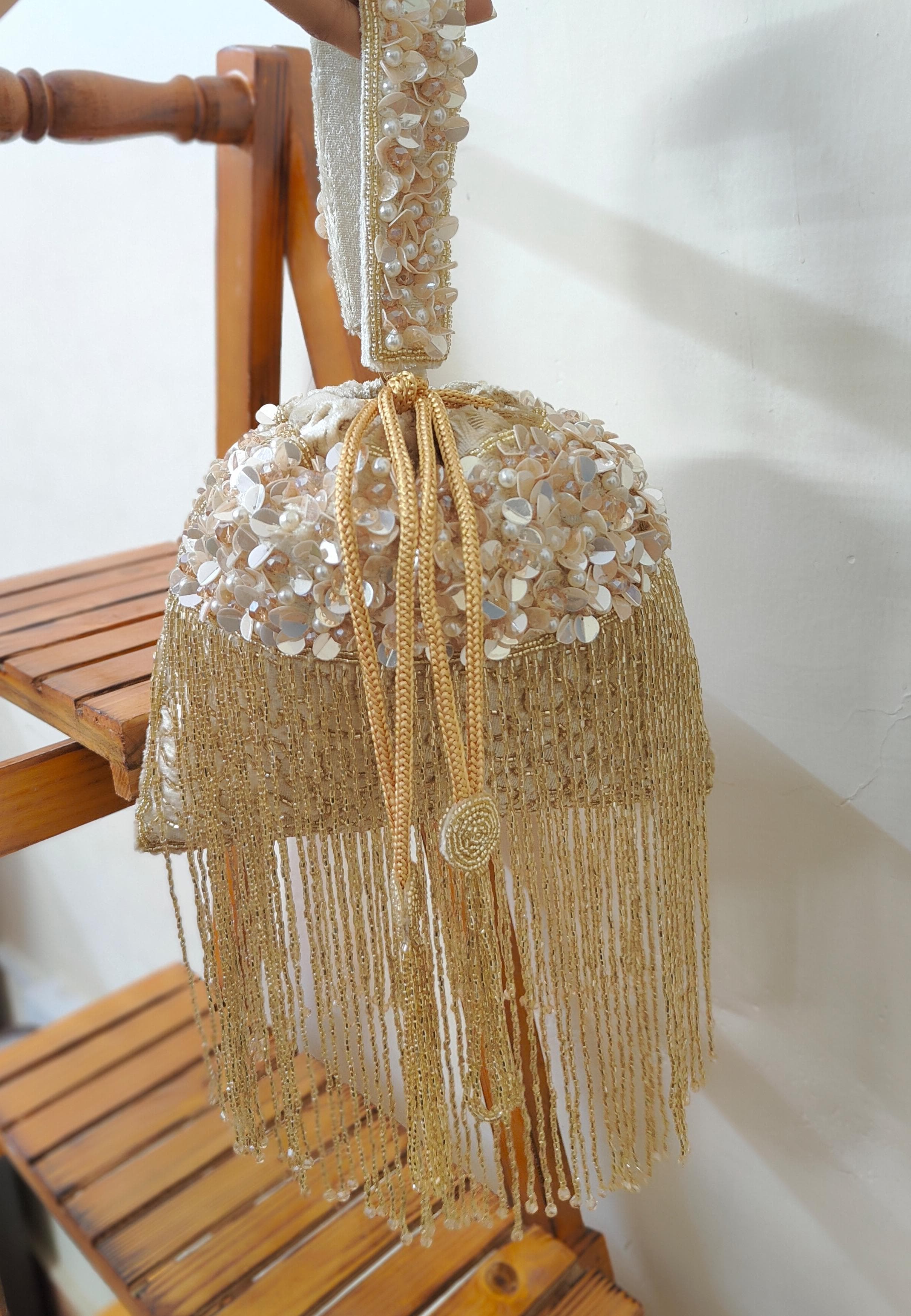 VRPS Potli Bag | Handcrafted Ethnic Bag | SWIS-1421 | Additional Angle