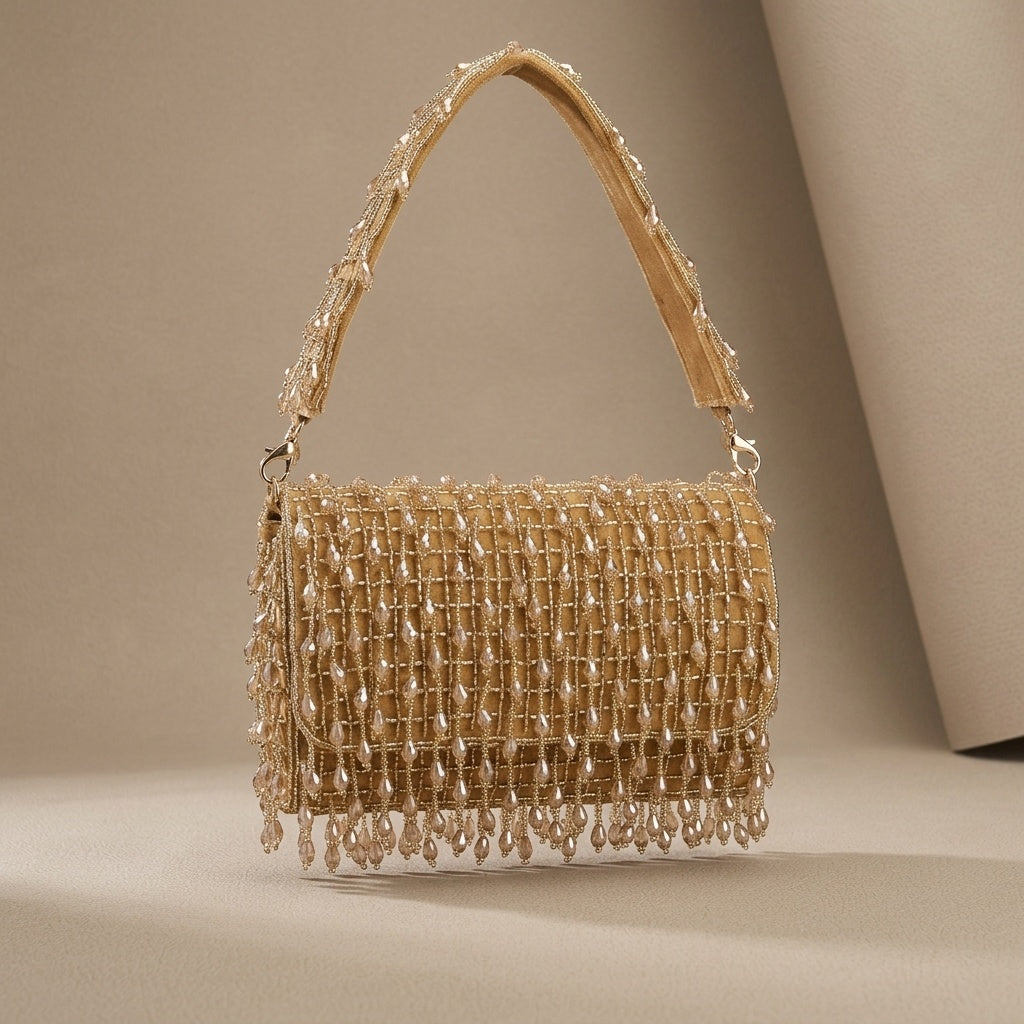 Handcrafted Flap Bag SWIS-1457 | VRPS Handicrafts | Indian Ethnic Bag