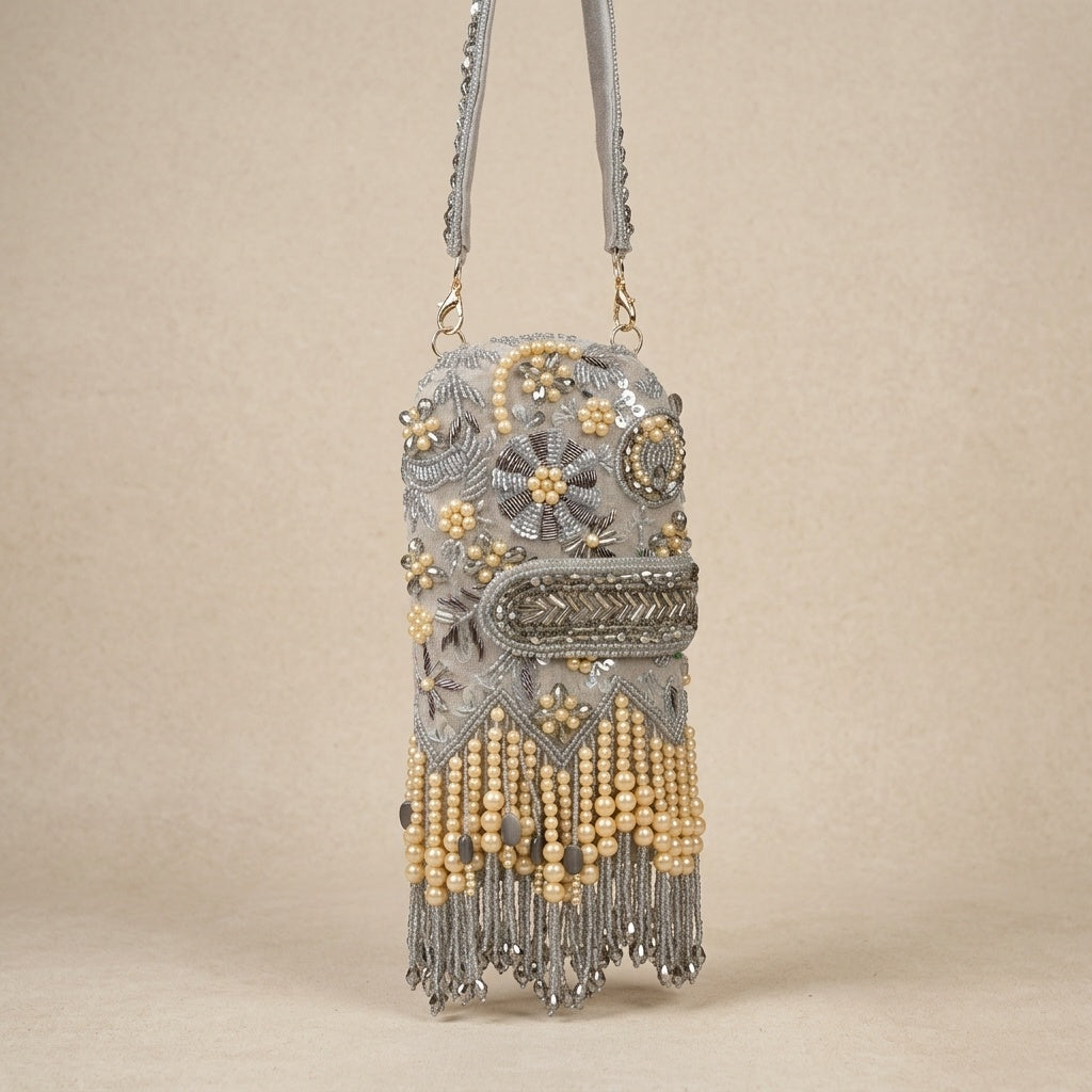 VRPS Embroidered Clutch | Handcrafted Ethnic Bag | SWIS-1480