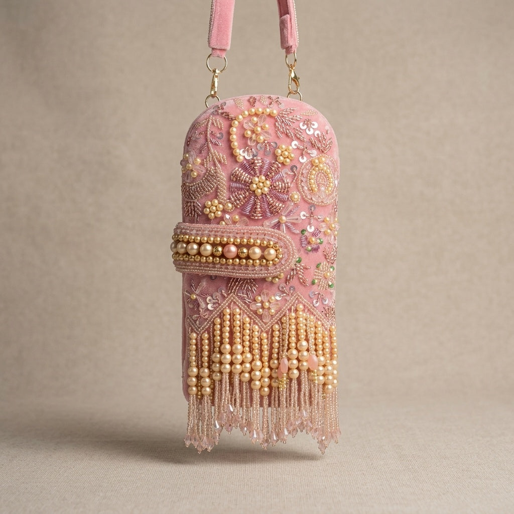 VRPS Embroidered Clutch | Handcrafted Ethnic Bag | SWIS-1482