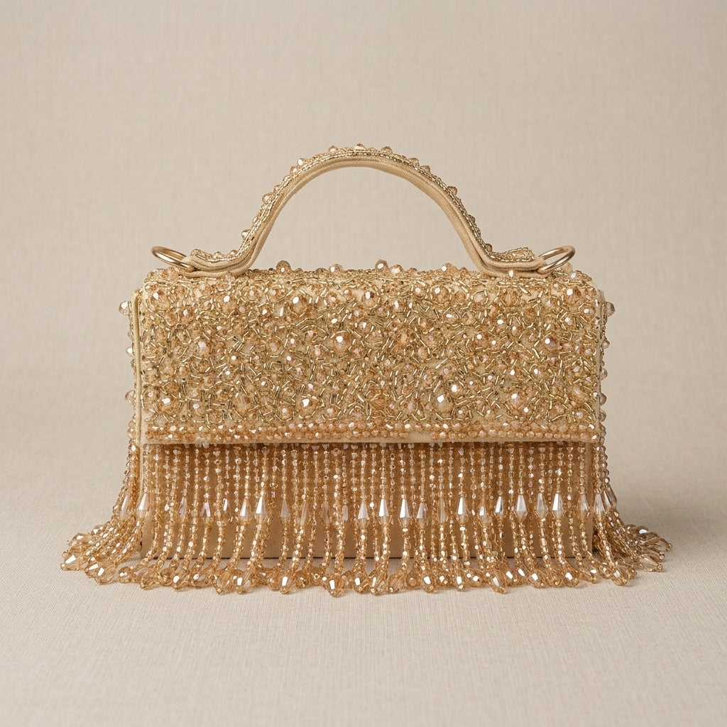 Handcrafted Flap Bag SWIS-1491 | VRPS Handicrafts | Indian Ethnic Bag