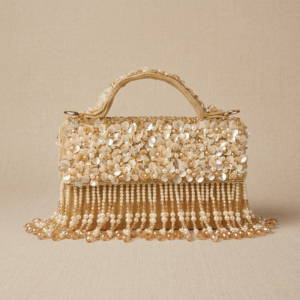 Handcrafted Flap Bag SWIS-1492 | VRPS Handicrafts | Indian Ethnic Bag