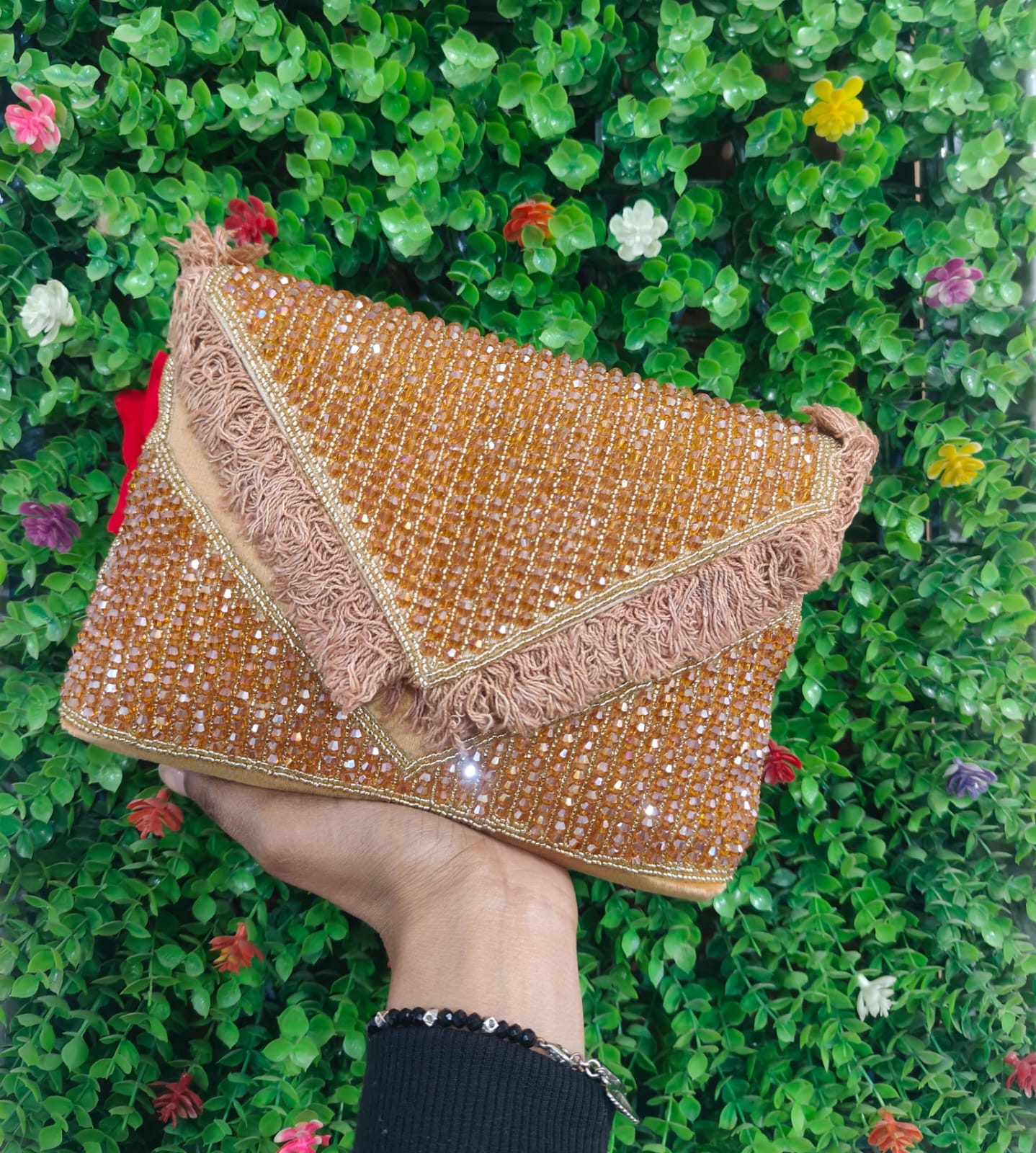 VRPS Flap Bag | Handcrafted Ethnic Bag | SWIS-1494 | Additional Angle