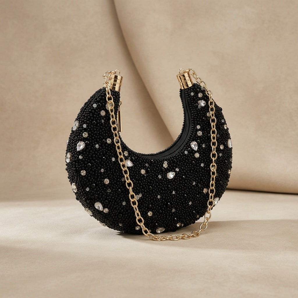 VRPS Moon Clutch | Handcrafted Ethnic Bag | SWIS-1522