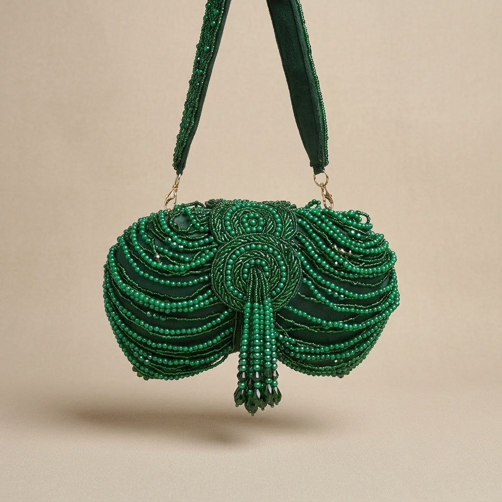 VRPS Embroidered Clutch | Handcrafted Ethnic Bag | SWIS-1538