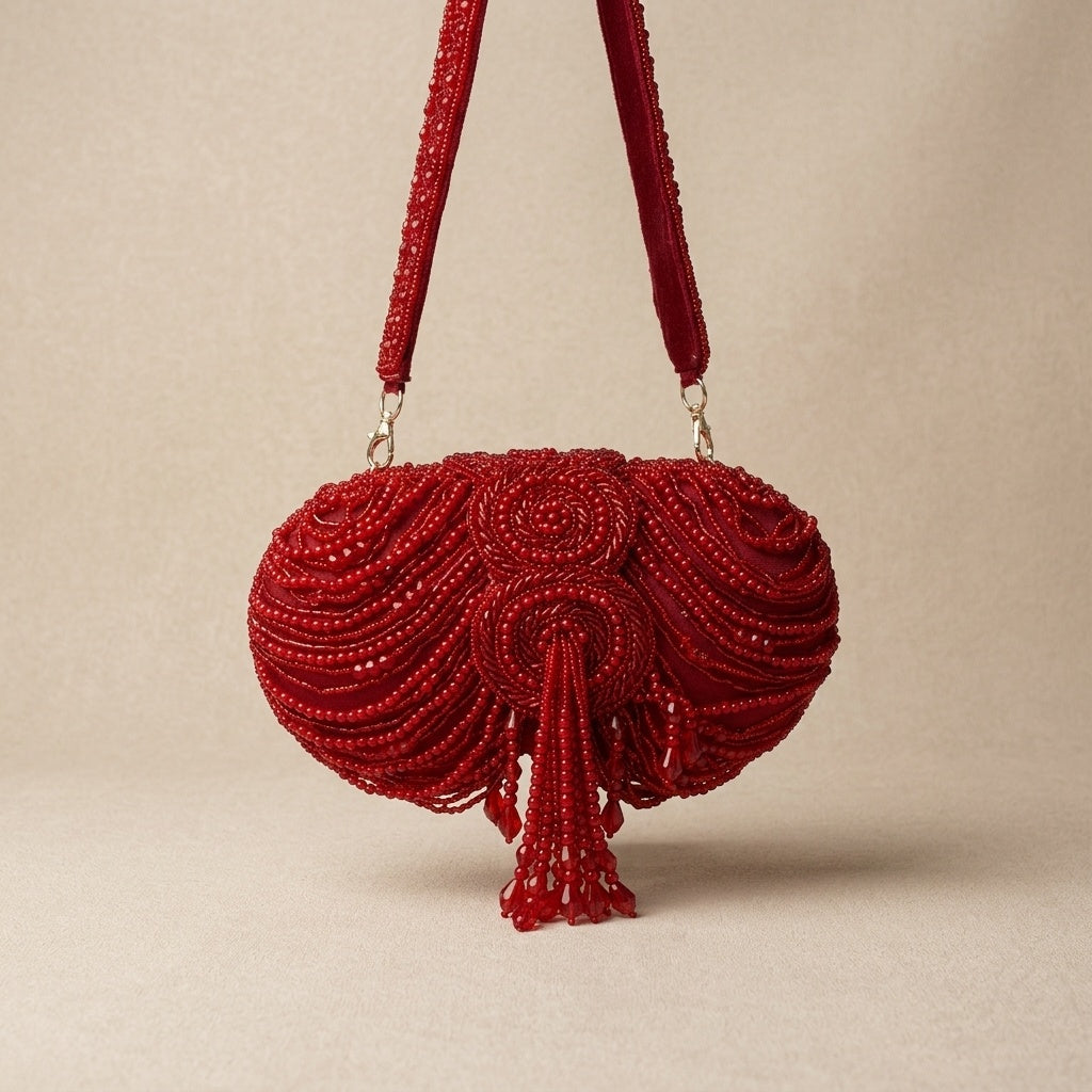 VRPS Embroidered Clutch | Handcrafted Ethnic Bag | SWIS-1541