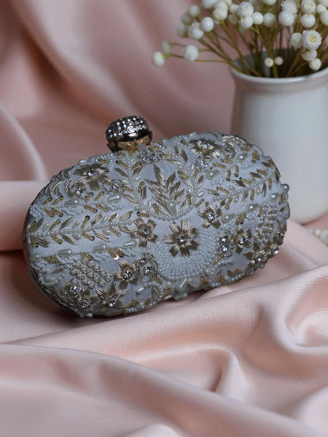 VRPS Embroidered Clutch | Handcrafted Ethnic Bag | SWIS-159