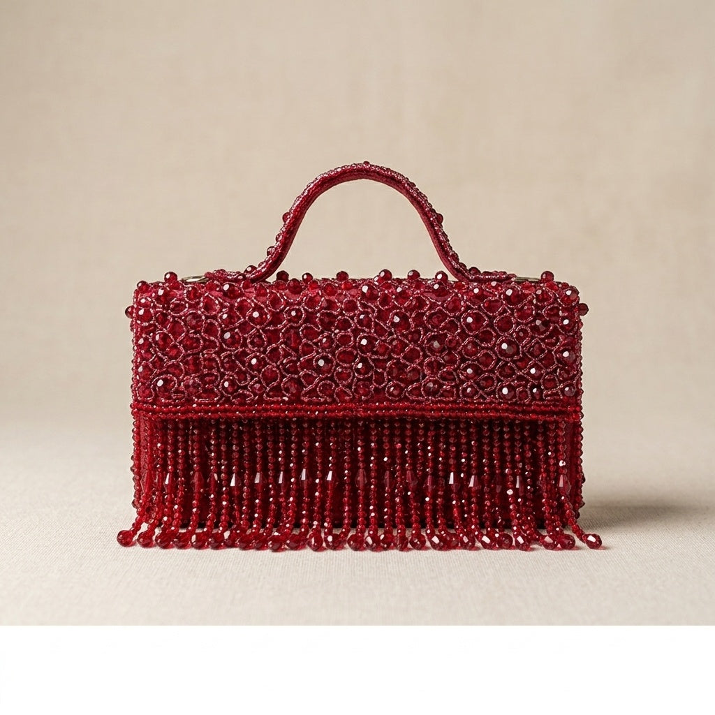 Handcrafted Flap Bag SWIS-1631 | VRPS Handicrafts | Indian Ethnic Bag